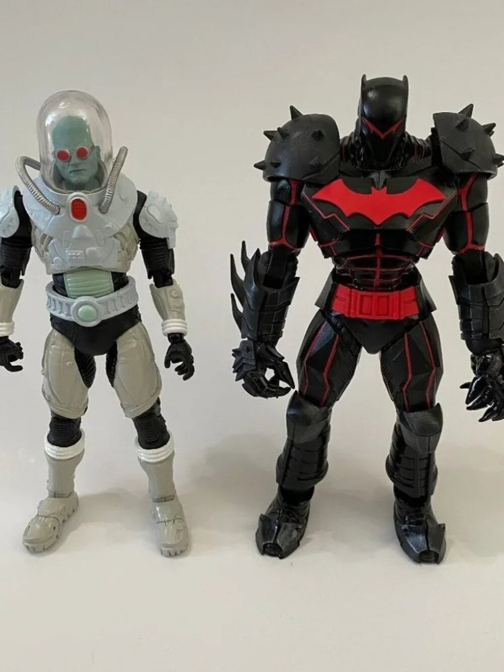 McFarlane Toys DC Mister Freeze Batman Hellbat As Is